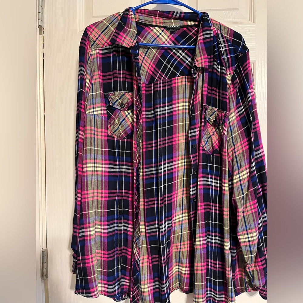 Torrid flannel shirt